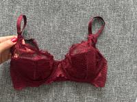 H&M BH 75C Bordeaux Rot Spitze S Berlin - Spandau Vorschau