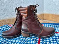 Leder Stiefeletten v. Pikolinos Gr. 38/1x getragen/Stiefel braun Nordrhein-Westfalen - Leverkusen Vorschau