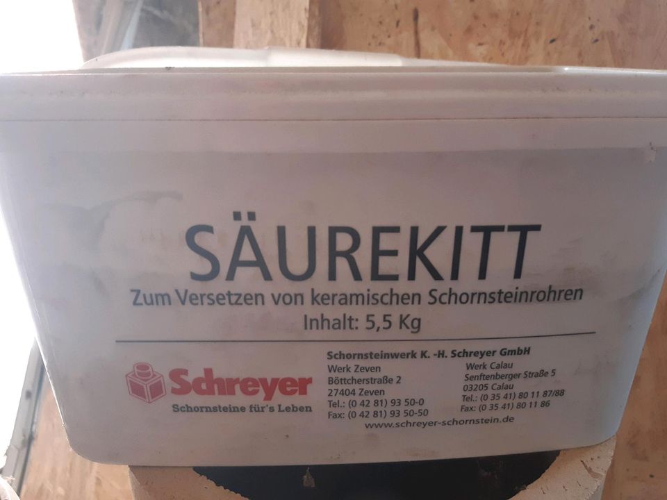 Verkaufe für Schornsteinbau Kitt in Wittendörp