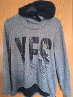 Pullover mit Kapuze / schwarzgrau meliert / Gr. L / liberty Hessen - Nentershausen Vorschau