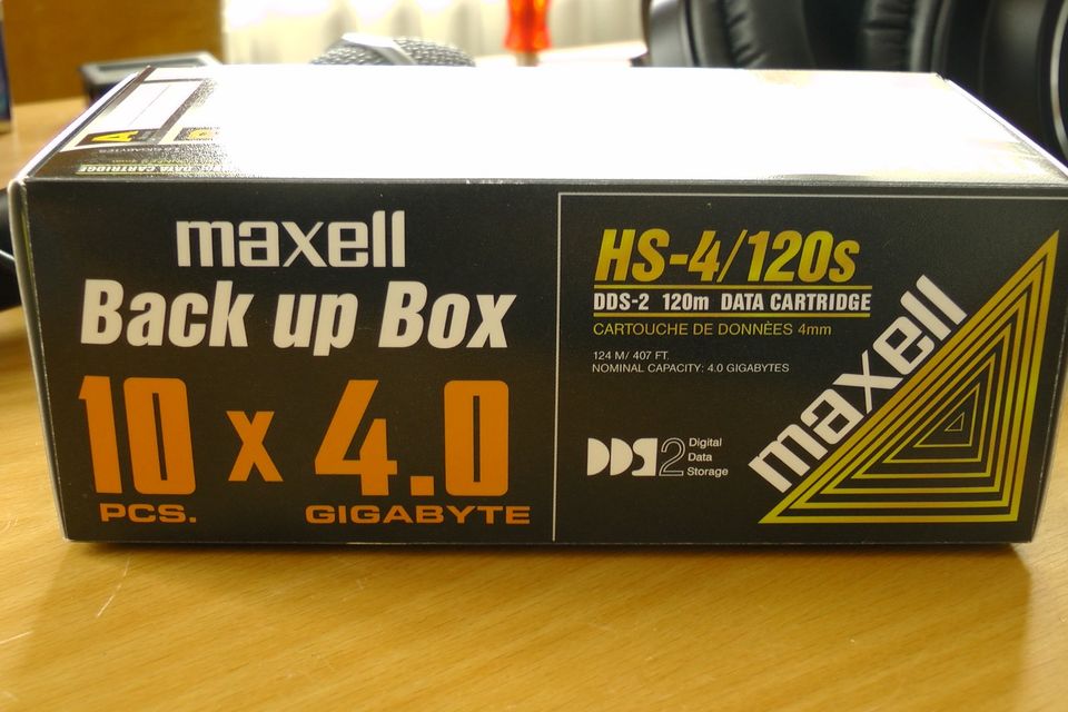 DAT Tape Maxwell HS-4 120 in Wiesenttal