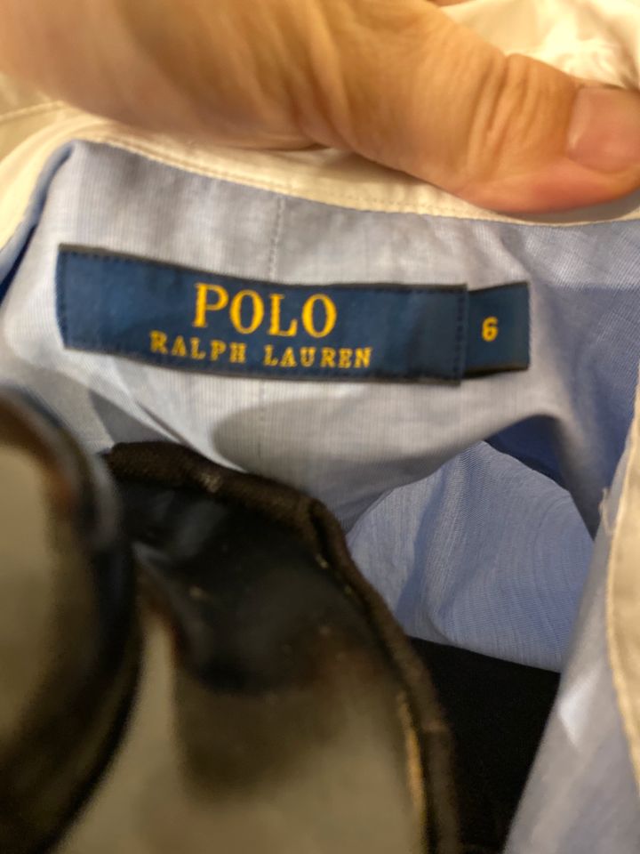 Polo Ralph Lauren Hemdblusenkleid Gr. 6 36 hellblau in Karlsruhe