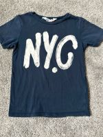 NYC Shirt Gr 110/116 H&M Junge blau Niedersachsen - Springe Vorschau