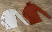 RollkragenPullover Pulli only Stretch gerippt beige rost S/M/L Schleswig-Holstein - Itzehoe Vorschau