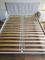Ikea KLEPPSTAD Bettgestell, Bett, weiß/Vissle beige, 160x200 cm Eimsbüttel - Hamburg Stellingen Vorschau