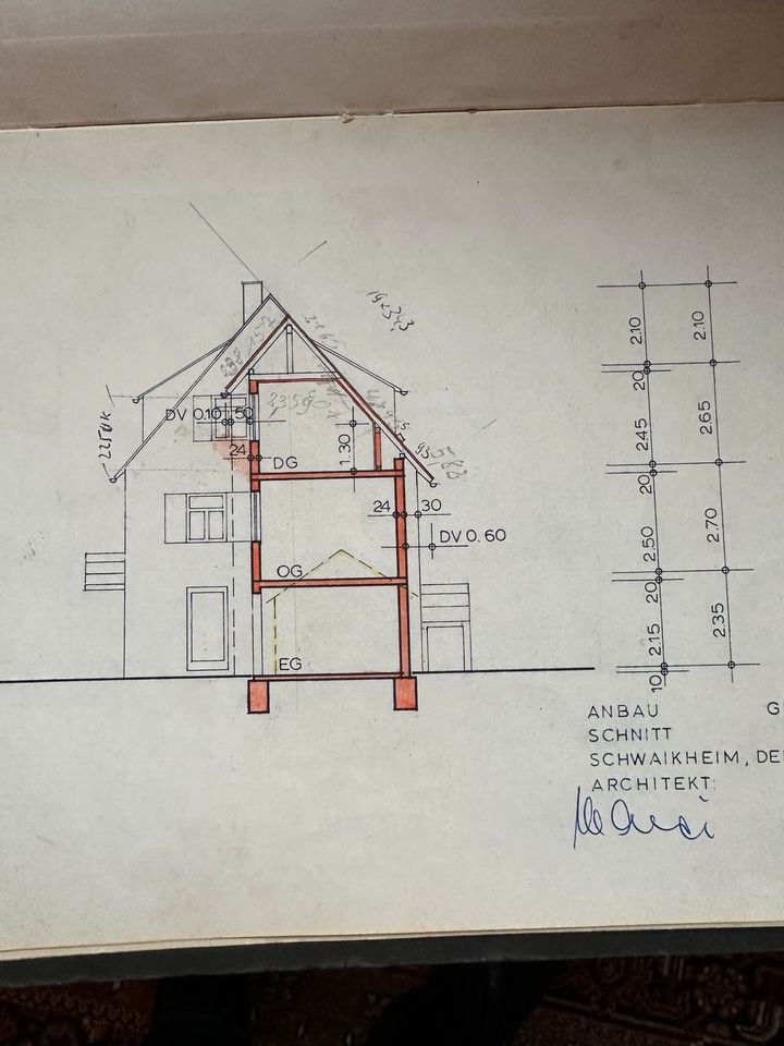 Seltene Gelegenheit in Schwaikheim, Einfamilienhaus mit 9 Zimmer und ca. 177 qm Wohnfläche,ca. 177 qm Wohnfläche, Garage + PKW-Stellplatz! in Schwaikheim