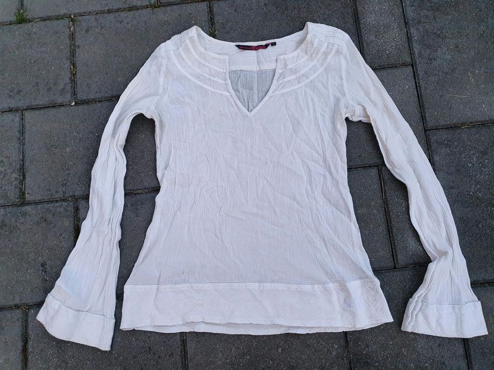 Sommershirt Bluse Design weiß Tom Tailor S NEU ungetragen in Mölln