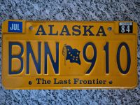 USA Nummernschild Alaska, Kennzeichen Hessen - Runkel Vorschau