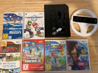 Nintendo Wii schwarz mit Zubehör, Mario Kart und weiteren Spielen Hamburg-Mitte - Hamburg Hamm Vorschau