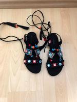 Catwalk Sandale Pantoletten gr.38 Boho Stickerei Bayern - Mühldorf a.Inn Vorschau