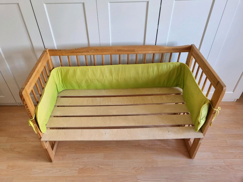 Beistellbett L*B*H 124*60*80 cm, Naturholz in Berlin