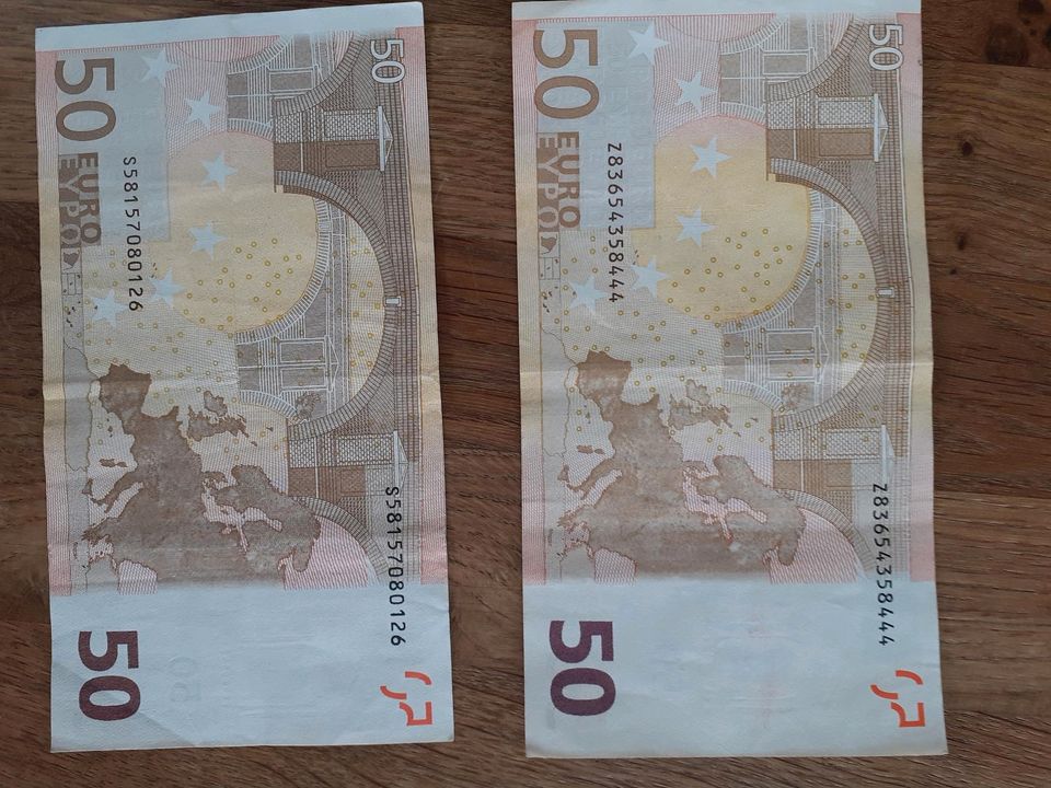 50 € - Geldscheine, 2 Stück in Bielefeld