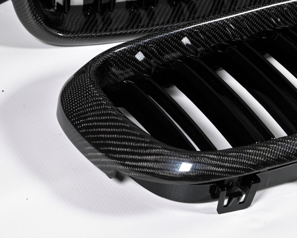 MAX AUTO CARBON Front Grill Nieren Kühlergrill für BMW X5 X6 F15