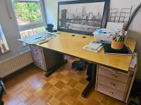 Großer Schreibtisch höhenverstellbar günstig abzugeben Baden-Württemberg - Ingelfingen Vorschau