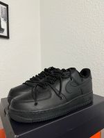 Custom Nike AIR Force 1 Sneaker - Dicke/Rope Schnürsenkel Schwarz Bayern - Erlangen Vorschau