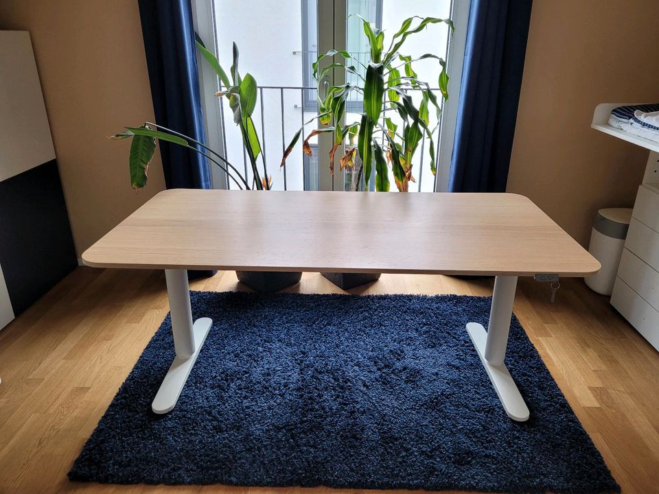 Ikea Bekant höhenverstellbarer Schreibtisch elektrisch 160 x 80 in Karlshuld