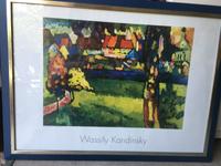 Wassily Kandinsky Kunstdruck Wandbild Bild gerahmt "Murnau" Nordrhein-Westfalen - Dorsten Vorschau