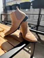 Chelsea Boots Wildleder Beige 43 Leipzig - Möckern Vorschau