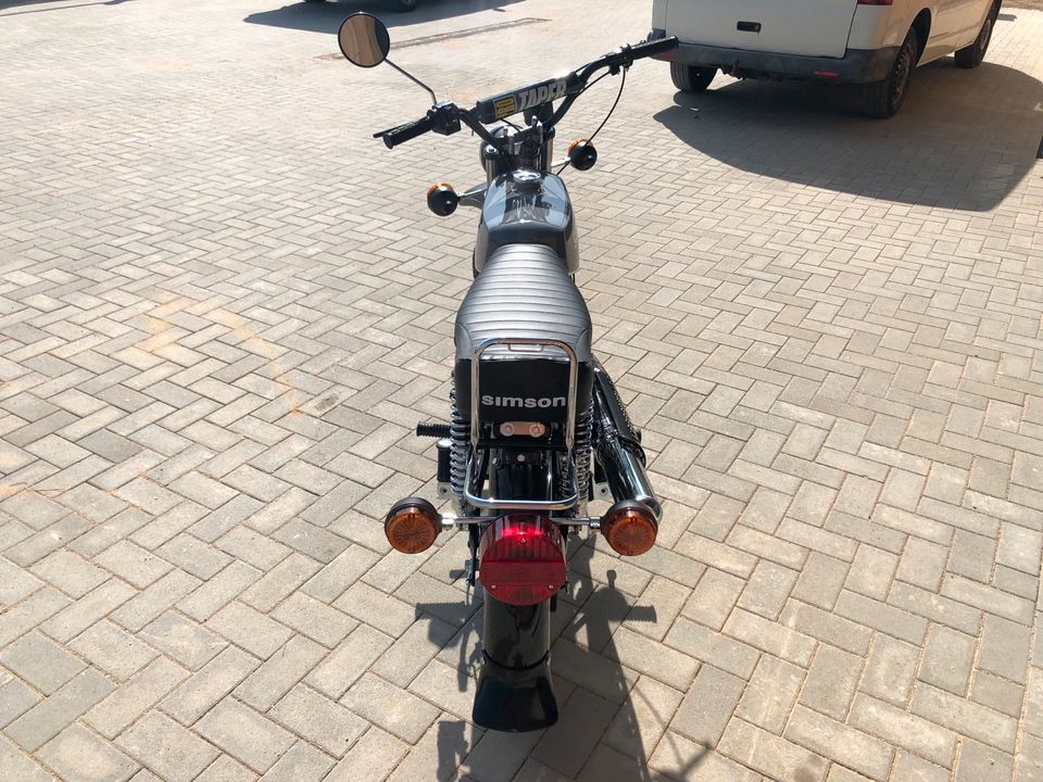 SIMSON S51 ENDURO 4- Gang Moped, NEUAUFBAU, 12 Volt Vape, 60 km/h in Crimmitschau