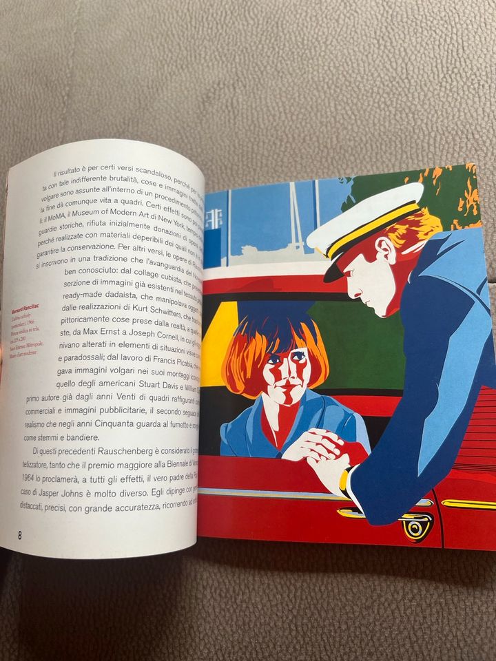 Pop Art Buch auf italienisch in Würselen