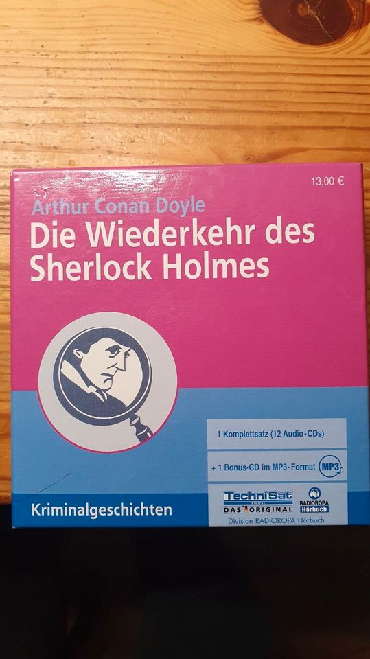 Sherlock Holmes CD Hörbuch in Mannheim