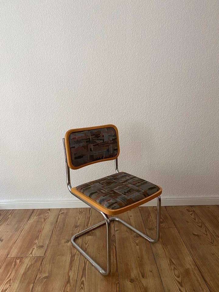 Marcel Breuer Cesca Bauhaus Boho Optik Stuhl Freischwinger 70er in Berlin