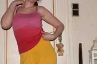 rot, pinkes top mit farbverlauf, ombre, madonna, gr. s Nordrhein-Westfalen - Haan Vorschau