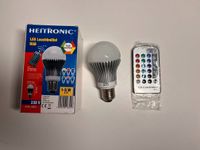 LED Lampe, E27-Fassung mit Farbwechsel und Fernbedienung München - Schwabing-Freimann Vorschau