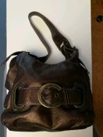 GENUINE LEATHER SCHULTERTASCHE BEUTELTASCHE aus echtem Leder Bayern - Ebersdorf Vorschau