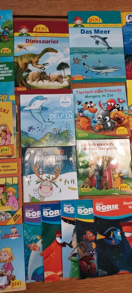 Pixi Bücher Minibücher Findet Dori,Feuerwehrmann Sam,Kinderwissen in Bremen
