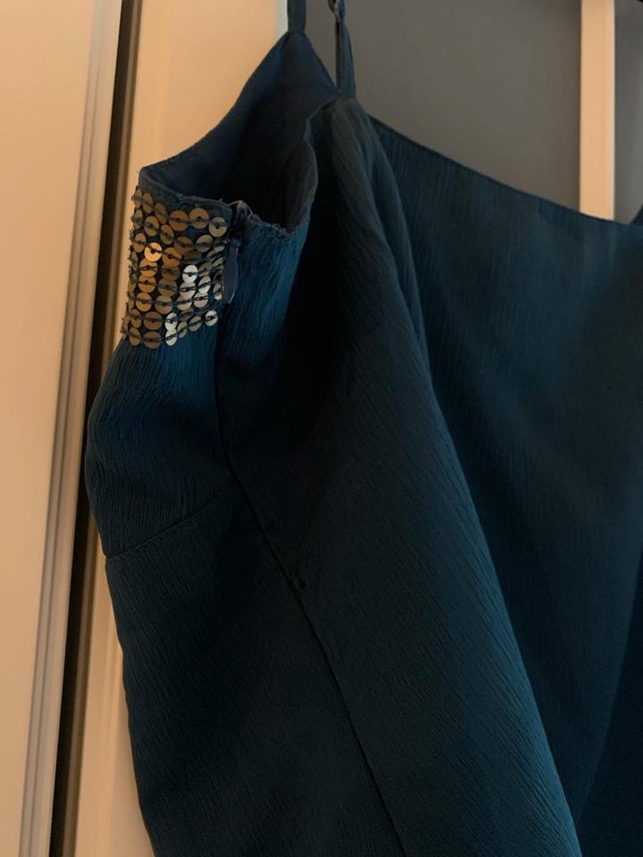 Kleid Petrol, 3 Teiler, goldene Ornamente , Hochzeit , Abendkleid in Göppingen
