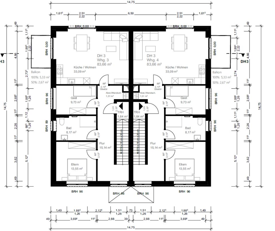 5-Zimmer-Wohnung/Mietwohnung/Dalum in Dalum