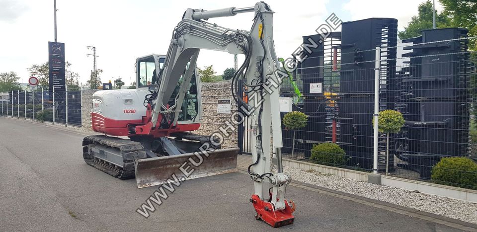 Minibagger Takeuchi TB 290 mit SW08 und Rückfahrkamera Roadliner in Hagen