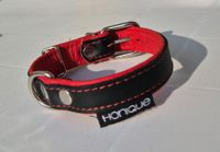 Halsband von Honique aus Leder in rot-schwarz Köln - Nippes Vorschau