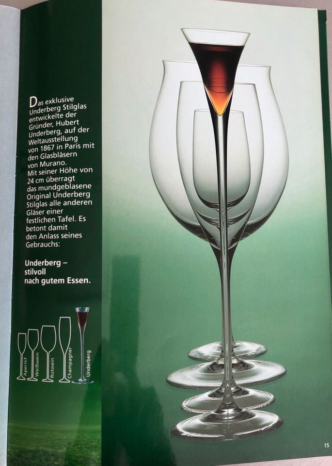 Underberg Schmuckdose Blechdose 1996 bis 2010 Glas in Anröchte