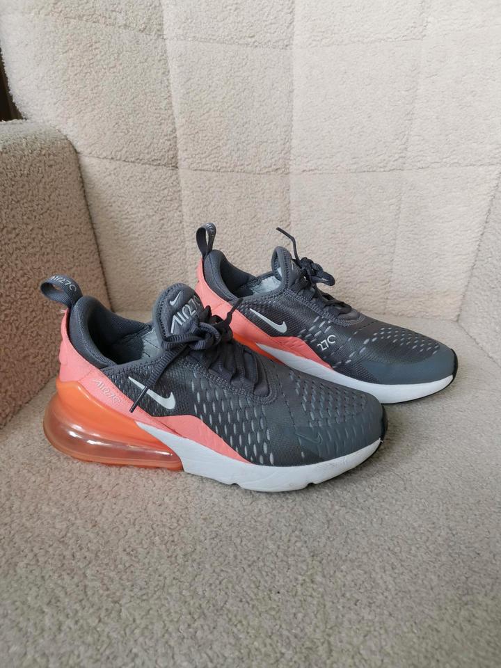 nike air max 270 In der Größe 38 Farbe grau Orange rosa in Bingen
