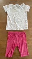 Set kurze Hose und Tshirt 92 weiß rosa Palmen Bayern - Ruhstorf an der Rott Vorschau