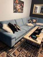 ❗️sofa samt wildleder blau angebot ❗️ Nordrhein-Westfalen - Neuss Vorschau