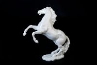 Hutschenreuther Porzellan Skulptur weiß, steigendes Pferd, Horse Bayern - Augsburg Vorschau