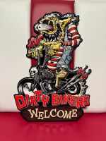 Blechschild Bikers Welcome usa Deko Blech Schild Motorrad Garage Häfen - Bremerhaven Vorschau