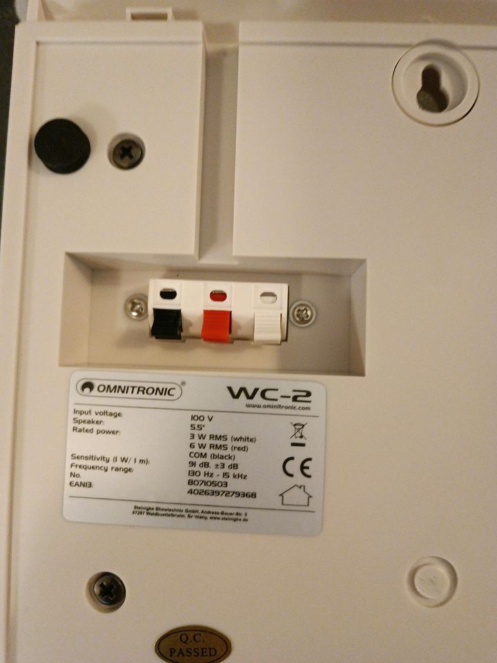 Omnitrinic WC-2 Aufbaulautsprecher in Dinslaken