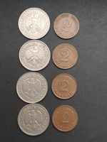 Lot Münzen, 1 DM 1961 D,F,G,J und 2 Pfennig 1961 D,F,G,J Thüringen - Rudolstadt Vorschau