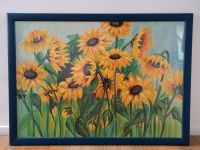 Sonnenblumenbild im Holzrahmen 108 cm x 78 cm Nordrhein-Westfalen - Issum Vorschau