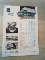 Werbeprospekt von Krupp Büffel aus dem Jahre 1958 Bayern - Pfaffing Vorschau