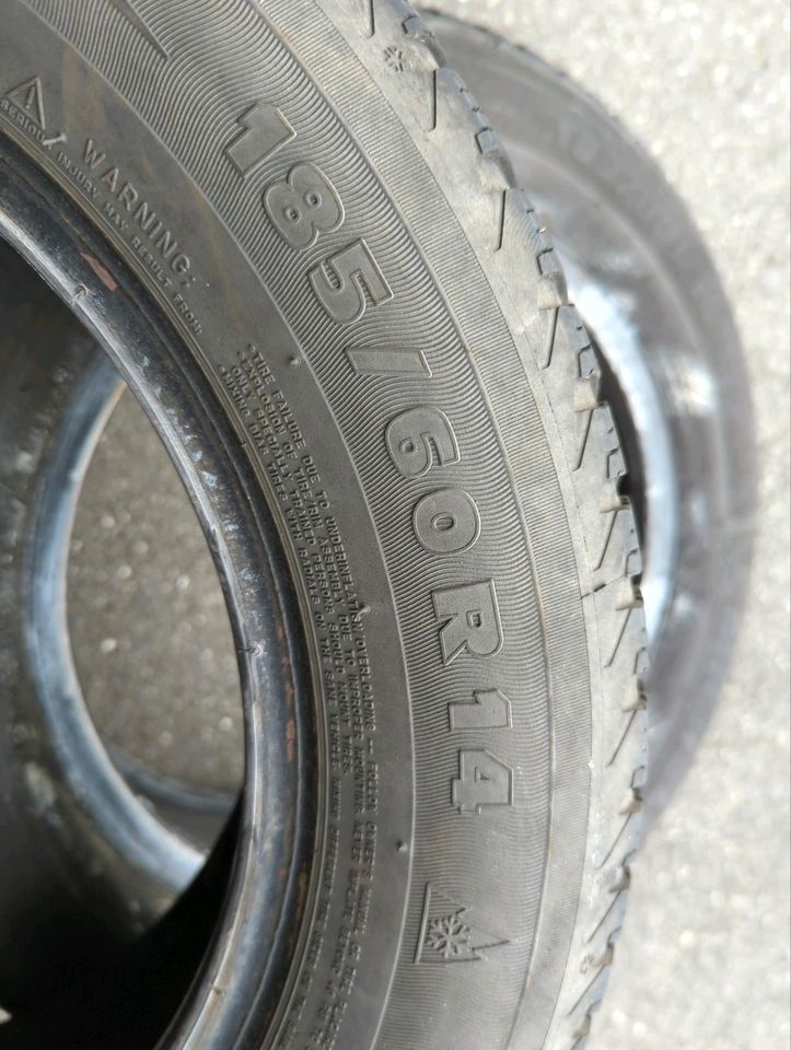 2 Winterreifen Michelin Alpin A4 185/60 R14 T in Himmelkron