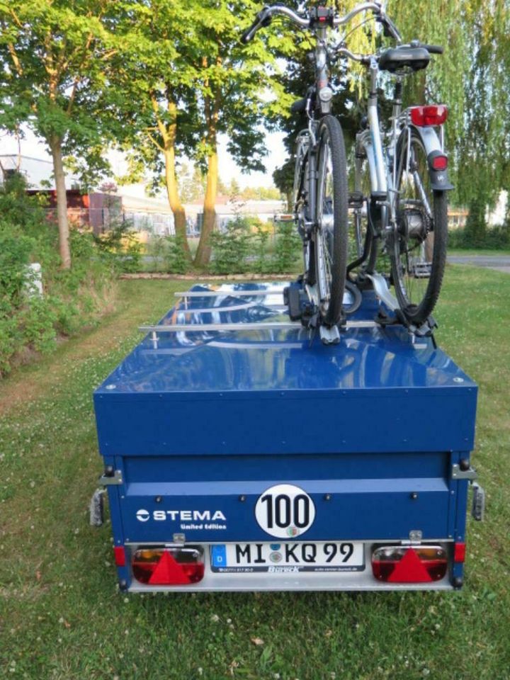 Vermietung Anhänger Deckel und 2 Fahrradträger Thule ProRide 598 in Rahden