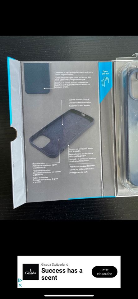 Apple IPhone 12 Pro Max Handyhülle phone case dunkelblau neu in Gievenbeck