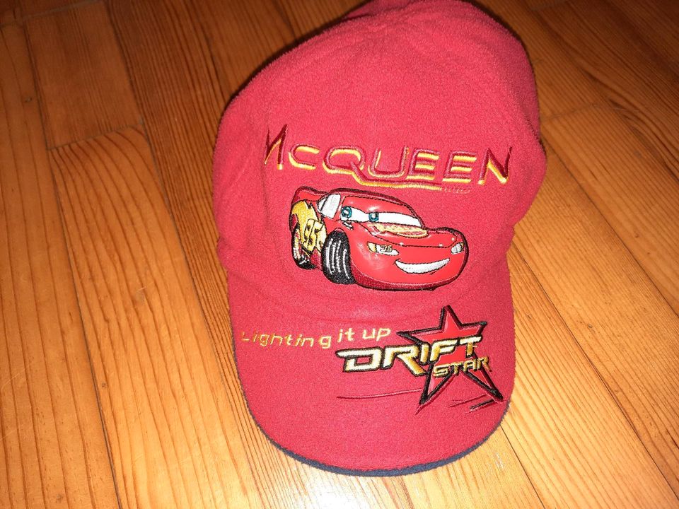 Lightning McQueen Cars warme Fleece-Kappe Fleece-Mütze Größe 52 in