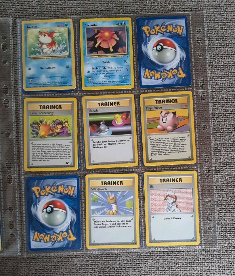 Pokemon Sammelkarten 52 Stk 1995/96 in Niemetal