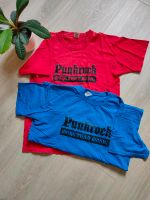 T-Shirt's "Punkrock-More than Music", blau/rot, Größe L Sachsen - Schneeberg Vorschau